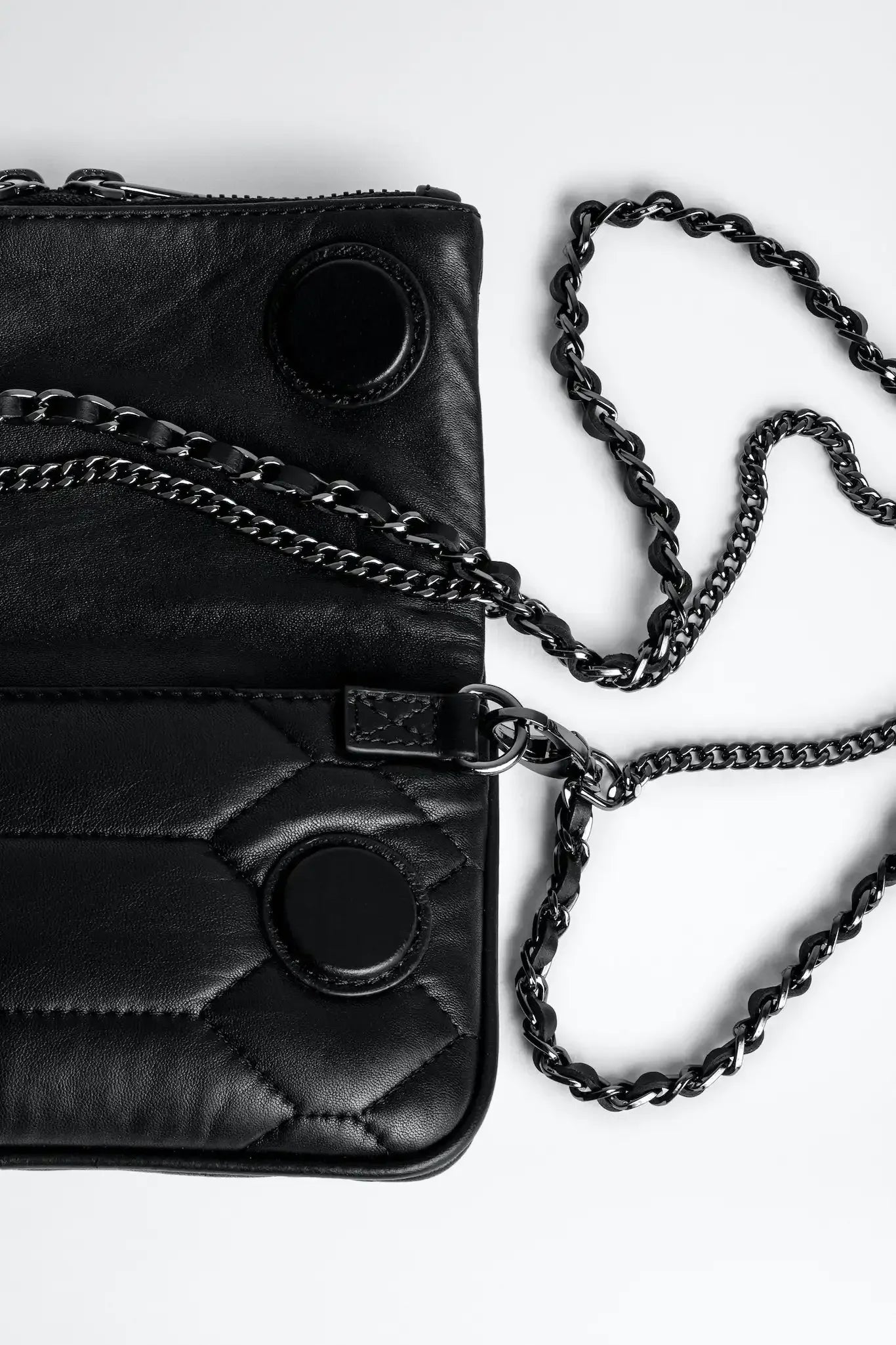 Sac Bandoulière Femme Mini – Design Élégant avec Chaîne – Cuir Synthétique Chic Zadig Voltaire