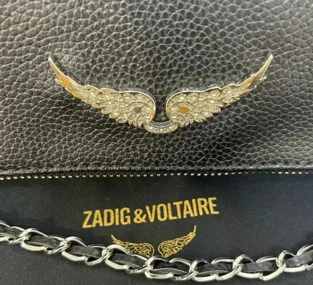 Sac à Main Femme Élégant – Bandoulière Chaîne & Détails Cloutés – Style Vintage Chic Zadig Voltaire