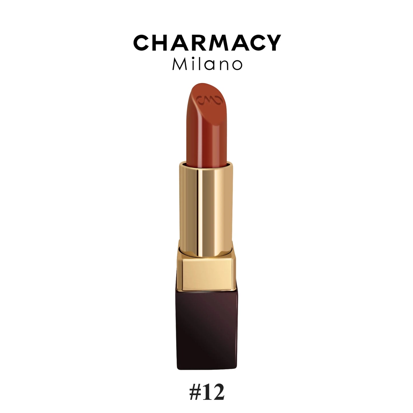 Rouge à Lèvres Hydratant Luxe CHARMACY Milano – Velours Haute Qualité, Longue Tenue & Brillance Professionnelle