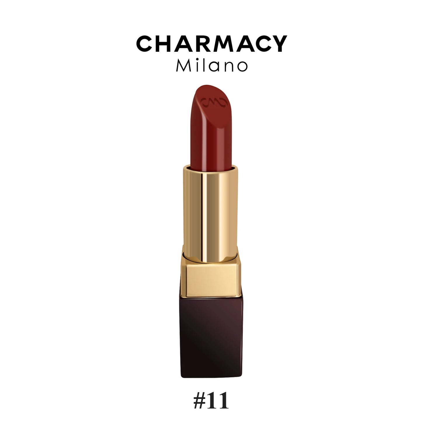 Rouge à Lèvres Hydratant Luxe CHARMACY Milano – Velours Haute Qualité, Longue Tenue & Brillance Professionnelle