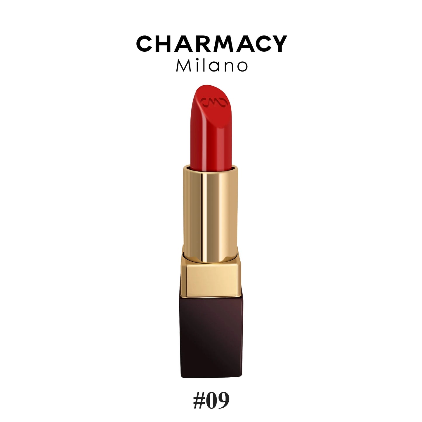 Rouge à Lèvres Hydratant Luxe CHARMACY Milano – Velours Haute Qualité, Longue Tenue & Brillance Professionnelle
