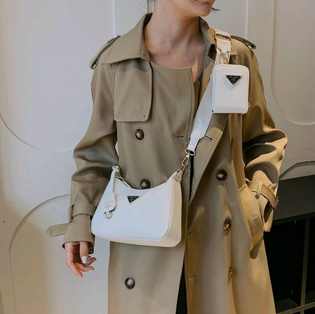 Sac bandoulière tendance avec mini pochette détachable – Style urbain chic