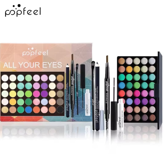 Coffret Maquillage Yeux POPFEEL – Palette 40 Fards, Eye-liner, Mascara & Accessoires (Copie)