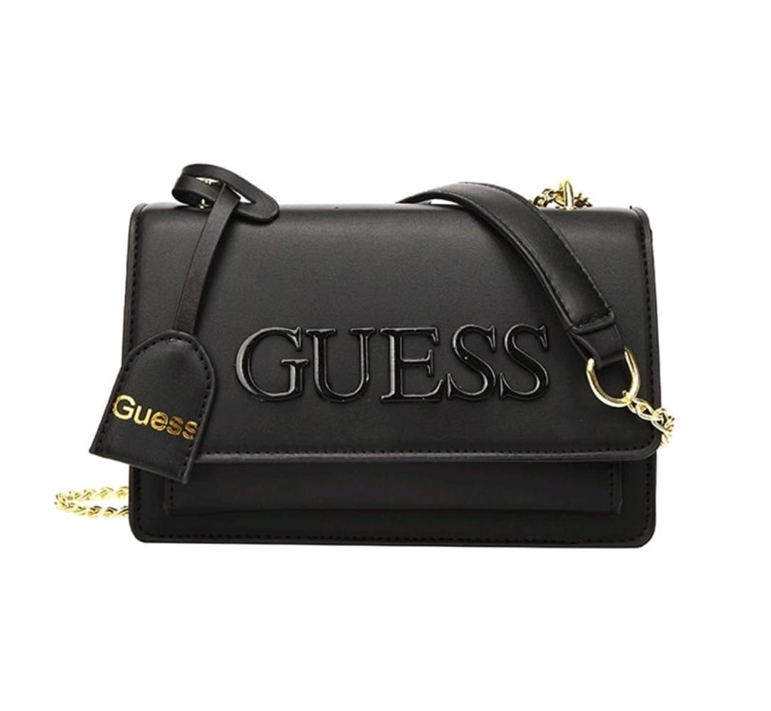 Sac à Main Femme Guess – Bandoulière Chaîne Dorée – Plusieurs Couleurs