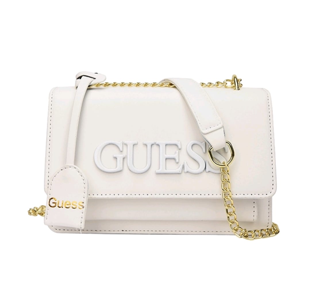Sac à Main Femme Guess – Bandoulière Chaîne Dorée – Plusieurs Couleurs