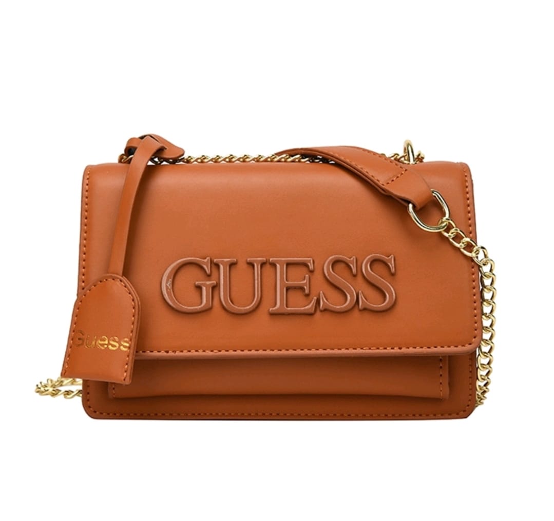 Sac à Main Femme Guess – Bandoulière Chaîne Dorée – Plusieurs Couleurs