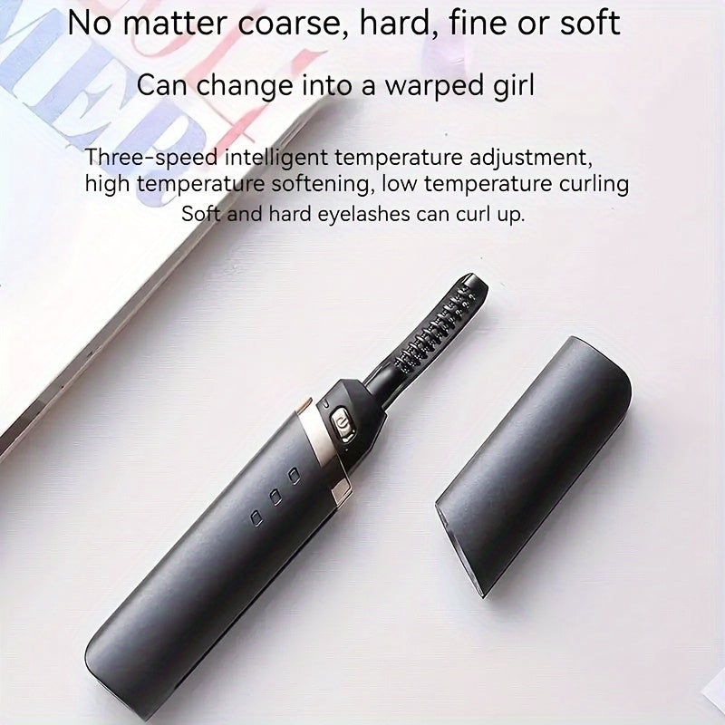 Recourbe-Cils Électrique Rechargeable USB – Boucles Naturelles & Tenue Longue Durée