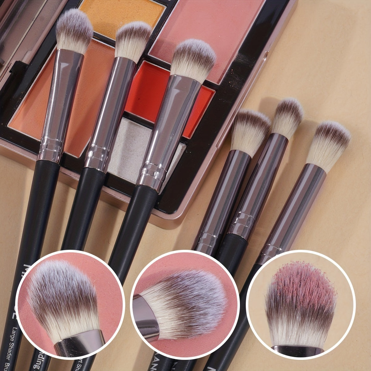 Set de Maquillage Professionnel 53 Pièces – Pinceaux, Éponges & Accessoires avec Trousse de Rangement