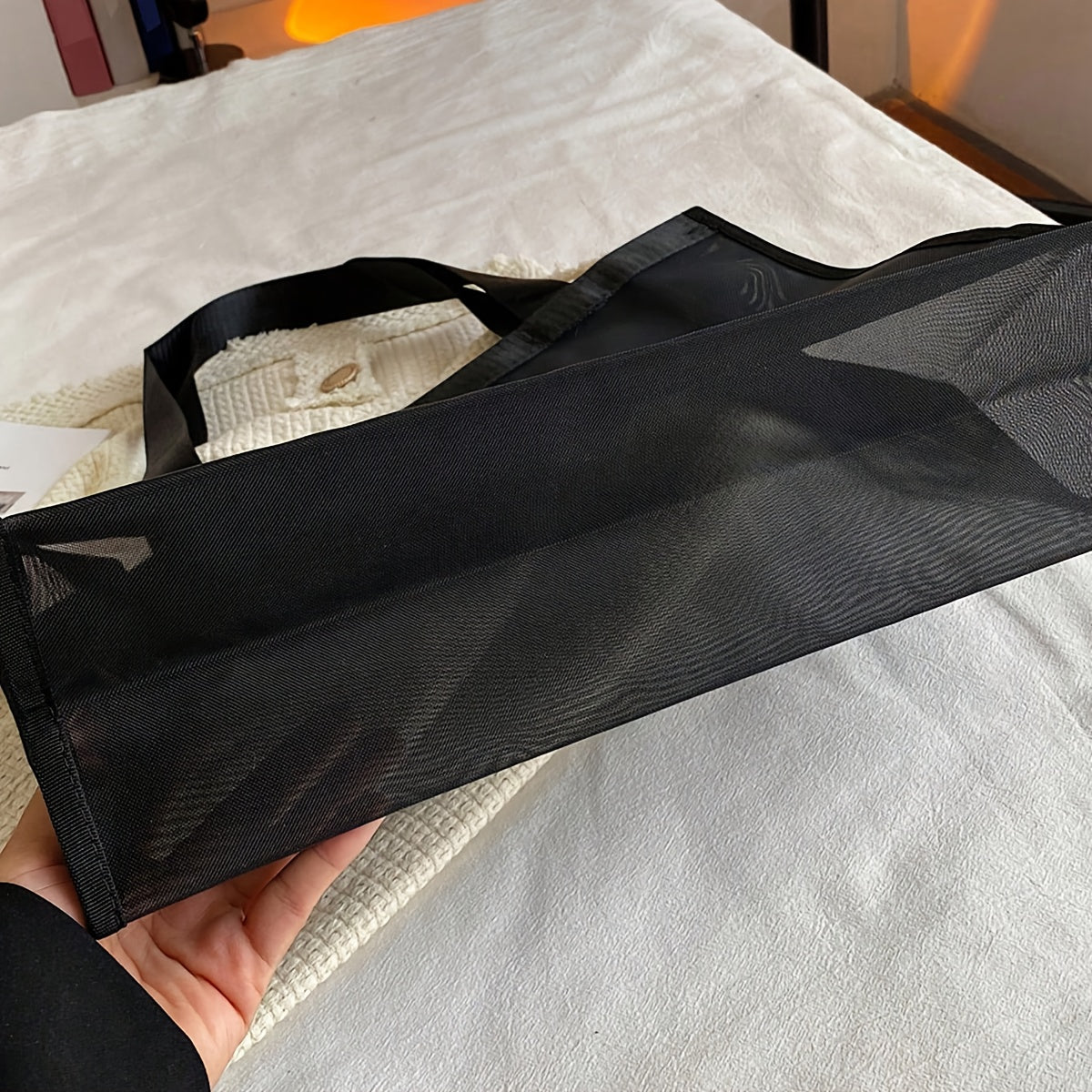 Sac Fourre-Tout Milano en Maille – Grand Cabas Polyvalent pour Plage, Shopping & Voyages