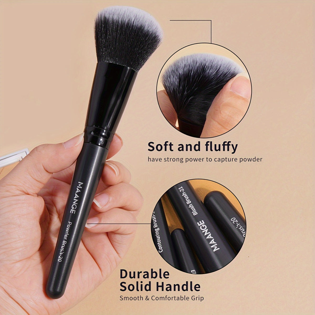 Set de Maquillage Professionnel 53 Pièces – Pinceaux, Éponges & Accessoires avec Trousse de Rangement